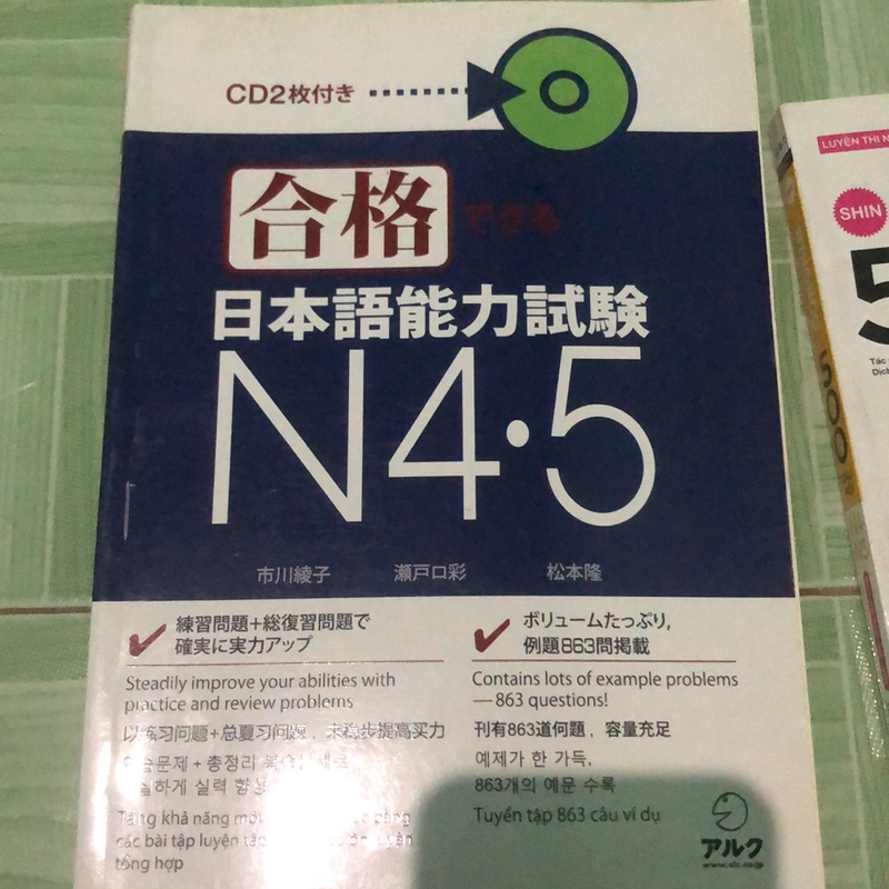 2 cuốn chuyên luyện thi N5 N4 hay  334737