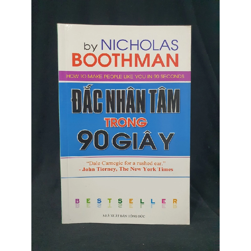 Đắc nhân tâm trong 90s mới 80% 2012 HSTB.HCM205 NICHOLAS BOOTHMAN SÁCH KỸ NĂNG 319482