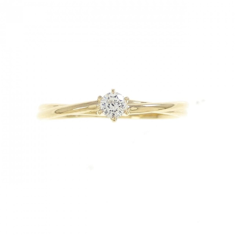 Nhẫn kim cương K18YG 0.08CT - Hàng hiệu Authentic 850367