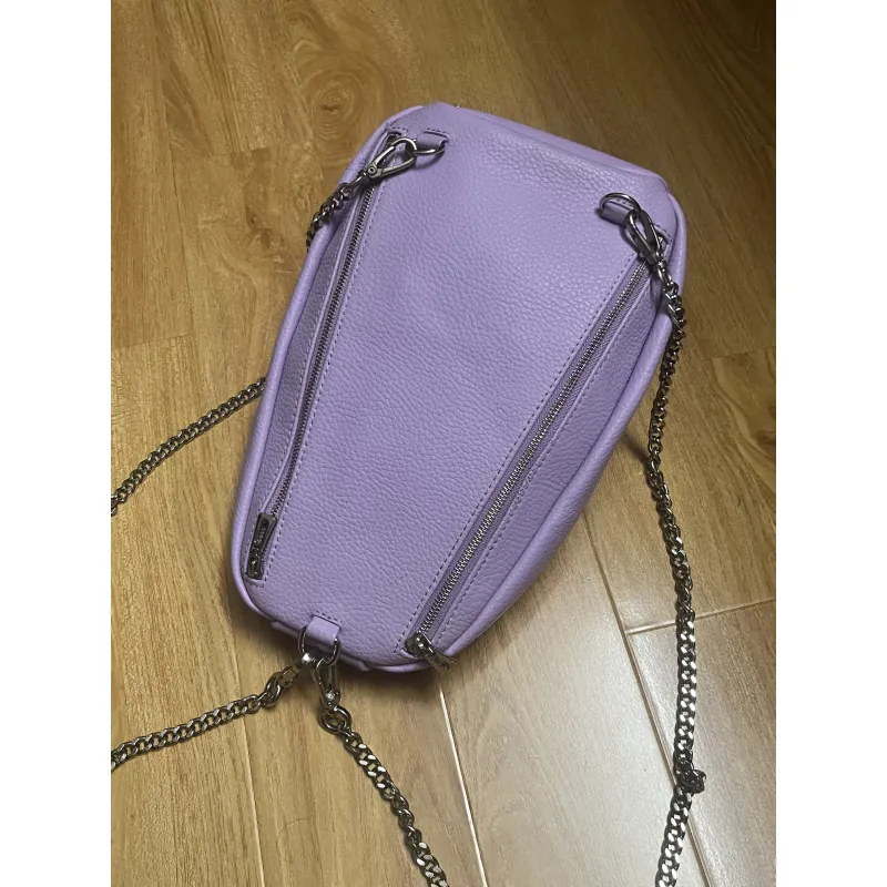 Balo nữ 15 x31x10 da thật 2hand 996726