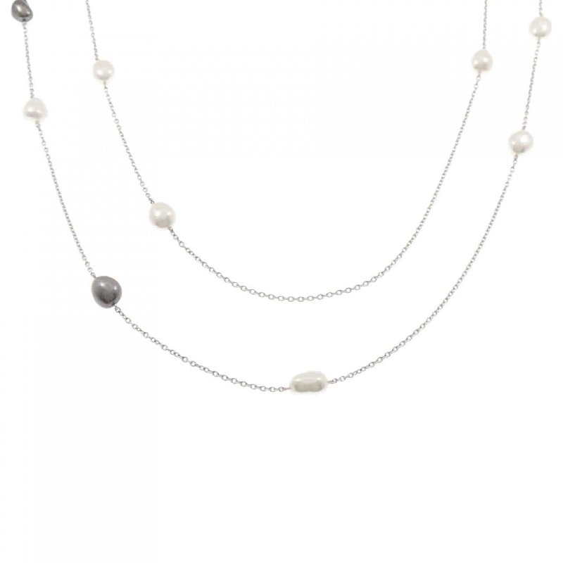 Mikimoto Dây chuyền ngọc trai trắng và bộ vòng tay - Hàng hiệu Authentic 838903