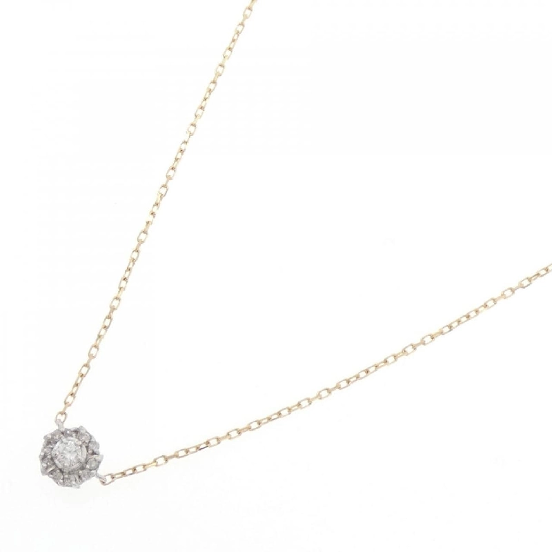 K18WG/K18YG Dây chuyền kim cương 0.10CT - Hàng hiệu Chính hãng 861597