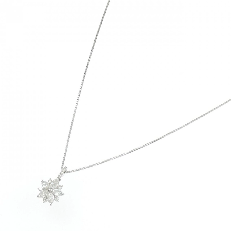 Dây chuyền kim cương hoa PT900/PT850 0.30CT - Hàng hiệu Chính hãng 861283