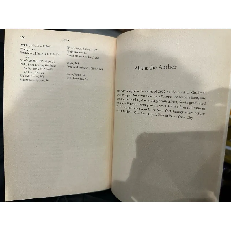 Why I left Goldman Sachs - Greg Smith 601808