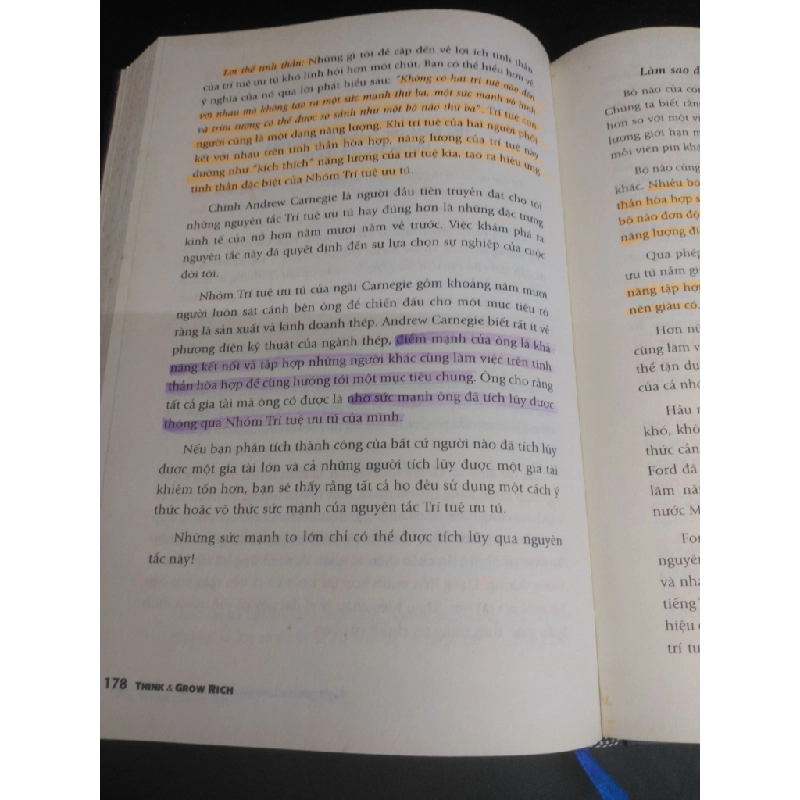 Nghĩ giàu và làm giàu (bìa cứng) mới 80% ố có viết và highlight 2020 HCM0412 Napoleon Hill KỸ NĂNG 353423