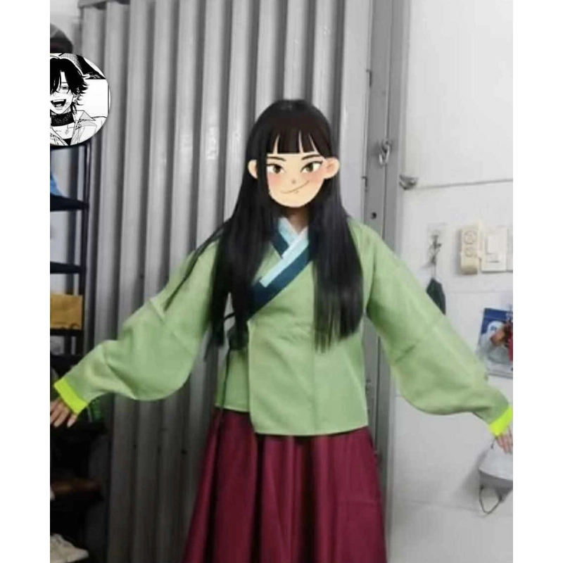 Đồ cosplay maomao ver gốc full cost+wig+phụ kiện nơ còn new không lỗi 526061