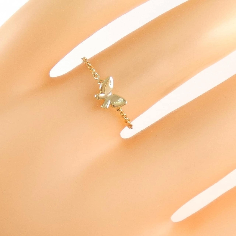 Nhẫn kim cương bướm K18YG 0.01CT - Hàng hiệu Authentic 850627