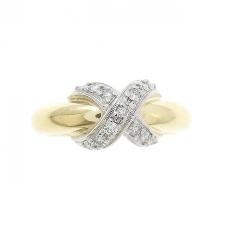 Nhẫn kim cương 750YG/PT900 0.11CT - Hàng hiệu Chính hãng 848046