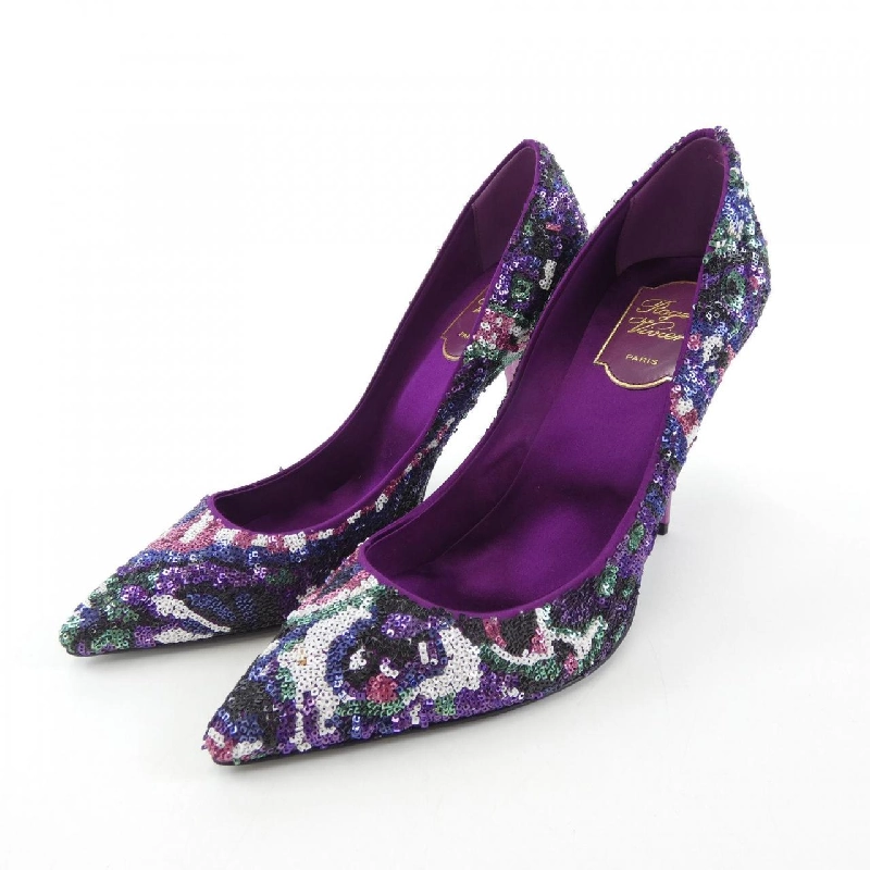 【Mã giảm giá】Giày cao gót ROGER VIVIER 663816