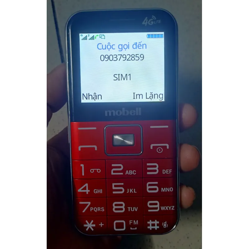 Mobell f309 phím lớn 4G,pin tráu 561658