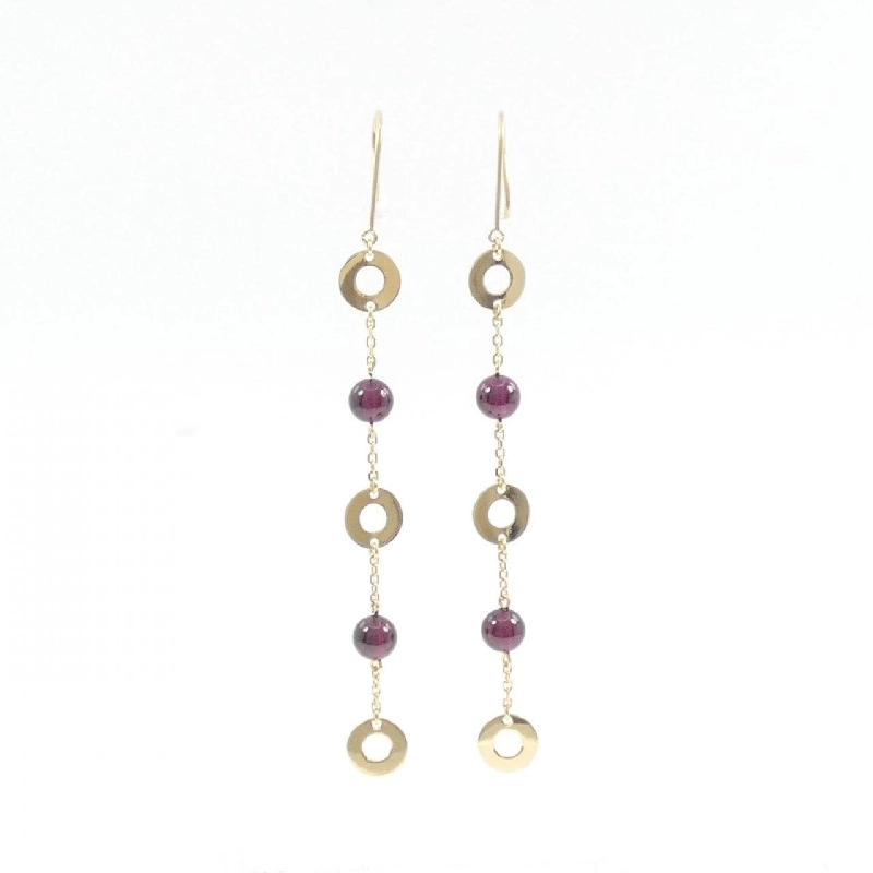 K18YG Garnet Bông tai - Hàng hiệu Chính hãng 866371