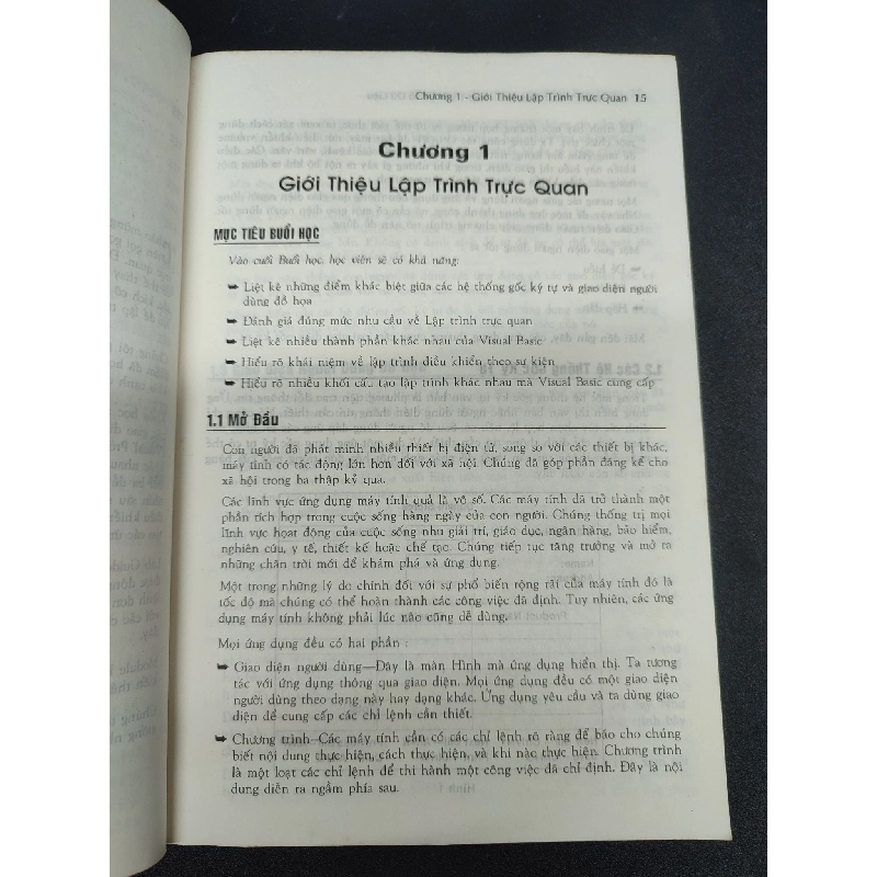 Giáo trình Visual Basic 6.0 lập trình sự kiện - cơ sở dữ liệu năm 2002 mới 70% ố vàng HCM.TN2602 khao học máy tính 923454