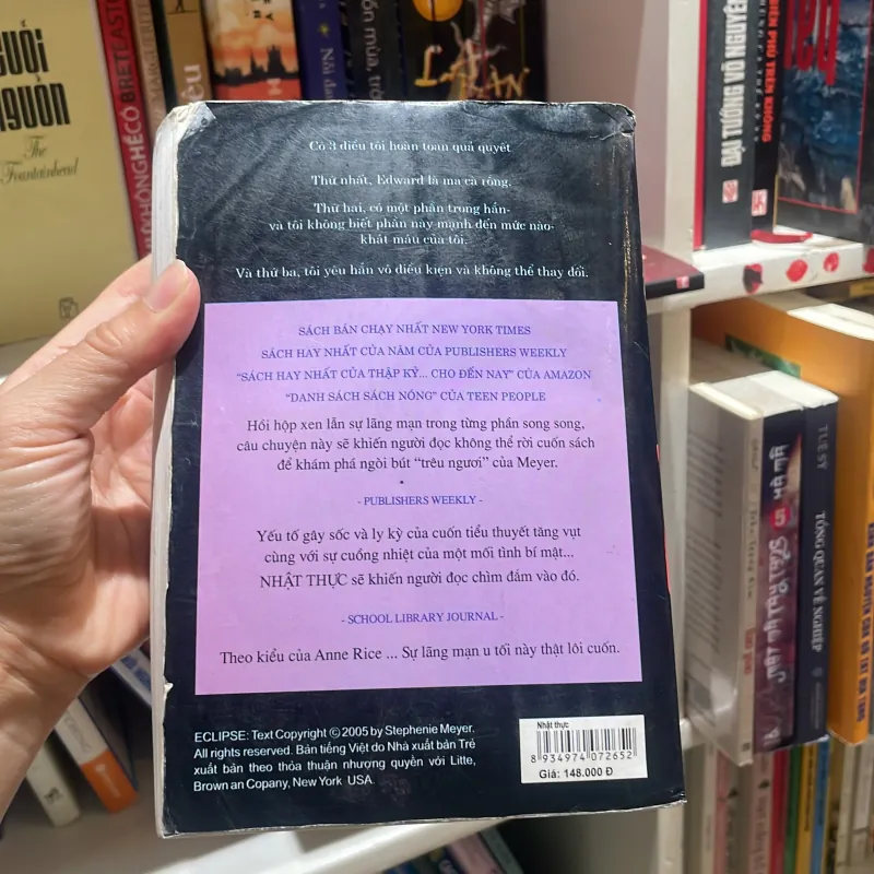 Nhật Thực - Eclipse - Stephanie Meyer -nxb trẻ 2009  1025664