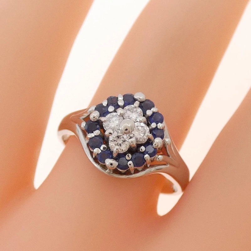 Nhẫn Sapphire PT900 0.33CT 666522