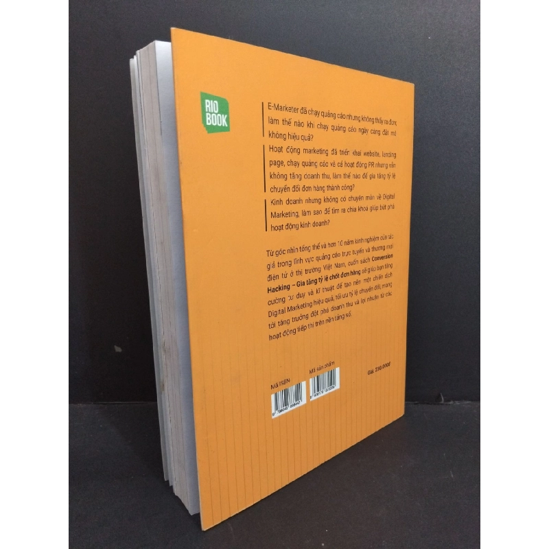 Conversion Hacking Gia tăng tỷ lệ chốt đơn hàng (sách màu) mới 80% ố bẩn bìa 2019 HCM2811 MARKETING KINH DOANH 918108