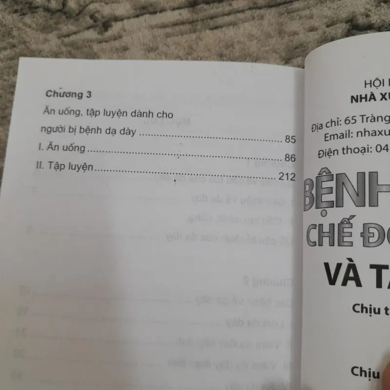 Chế độ ăn uống và tập luyện BỆNH DẠ DÀY- Bác sỹ NGUYỄN TÀI NHÂN 759532