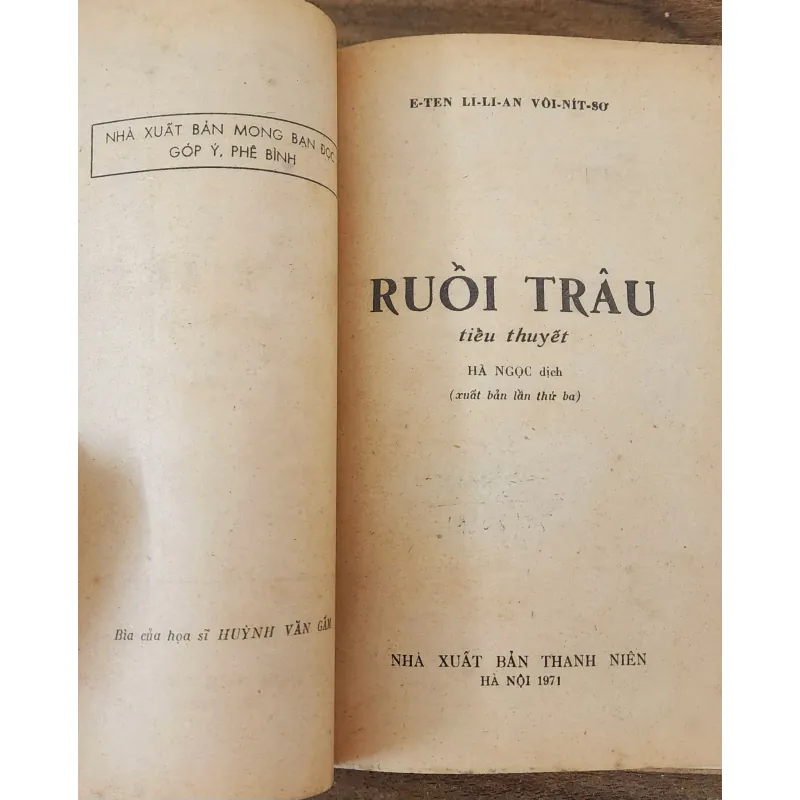 Tác phẩm VH kinh điển: RUỒI TRÂU (1971) 751147