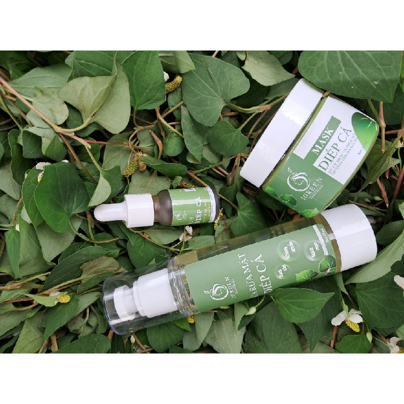 Trọn bộ Sữa rửa mặt, Mặt nạ, Serum diếp cá IGREEN cho da mụn 8267