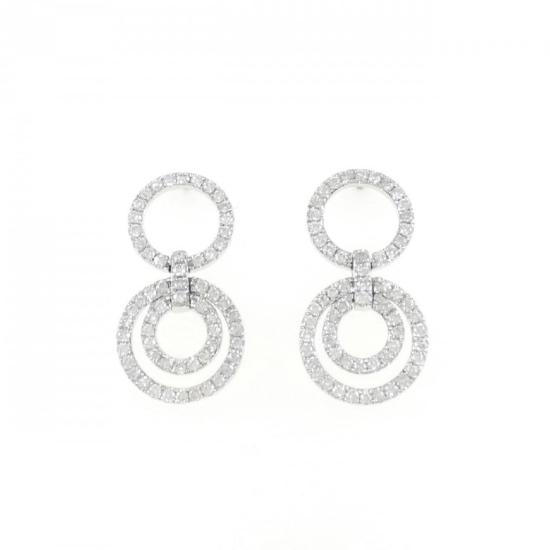 K18WG Bông tai kim cương 0.62CT - Hàng hiệu Chính hãng 869606