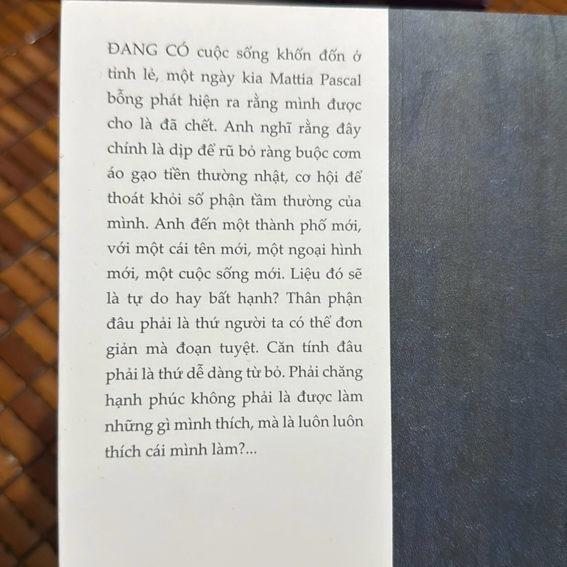 Mattia Pascal quá cố - Lugi Pirandello Nobel 1934 537245