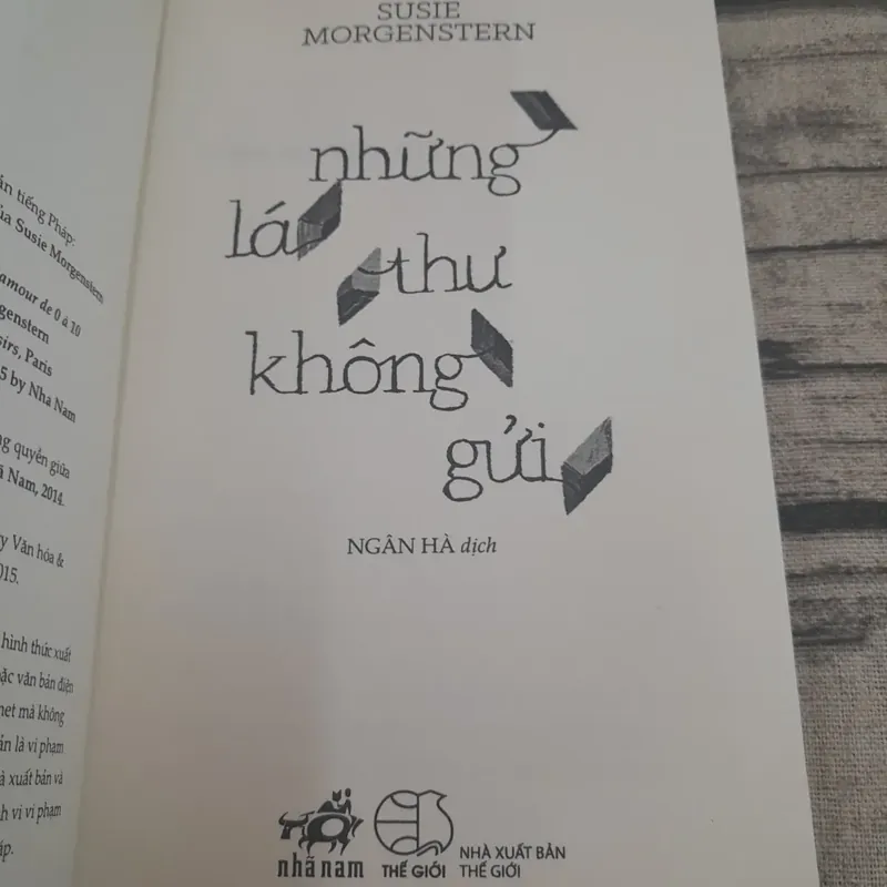 Những lá thư không gửi. Susie Morgenstern. 693038