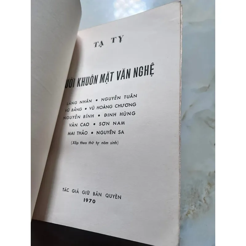 Mười khuôn mặt văn nghệ - Tạ Tỵ (bản đặc biệt có thủ bút) 589202