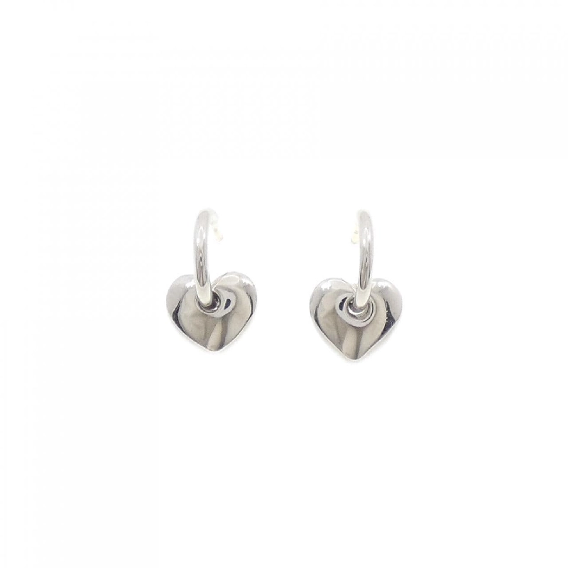 Trang sức Star Jewelry 750WG/750YG/K18YG Bông tai hình trái tim - Hàng hiệu Chính hãng 844327