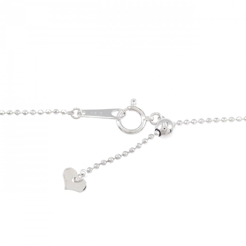 K18WG Đan Chéo × Hoa Kim Cương Dây Chuyền 1.10CT - Hàng hiệu Chính hãng 860579