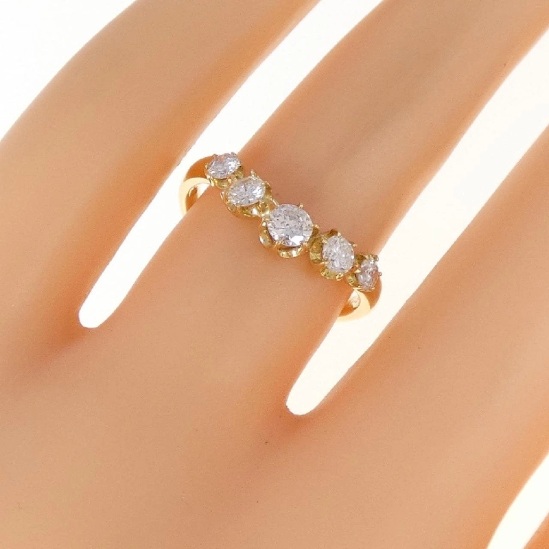 Nhẫn kim cương K18YG 0.50CT 671719