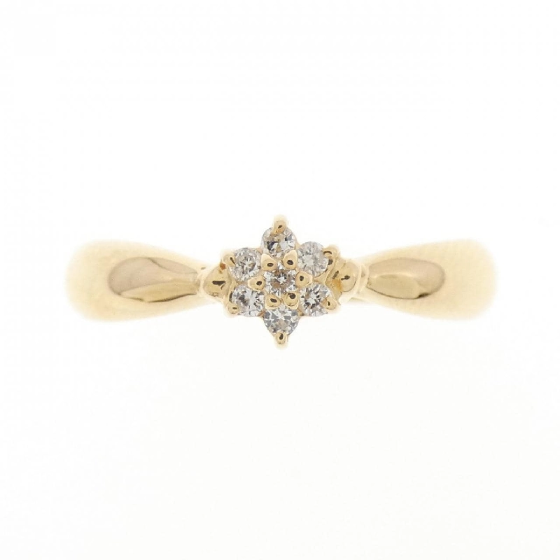 Nhẫn kim cương K18YG 671703