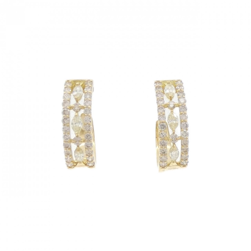 Bông tai kim cương K18YG 0.60CT - Hàng hiệu Chính hãng 870010