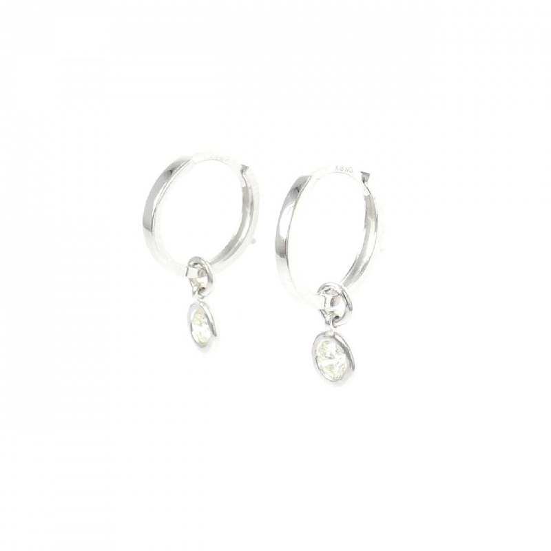 K18WG 2WAY Bông tai kim cương 0.20CT - Hàng hiệu Chính hãng 867860