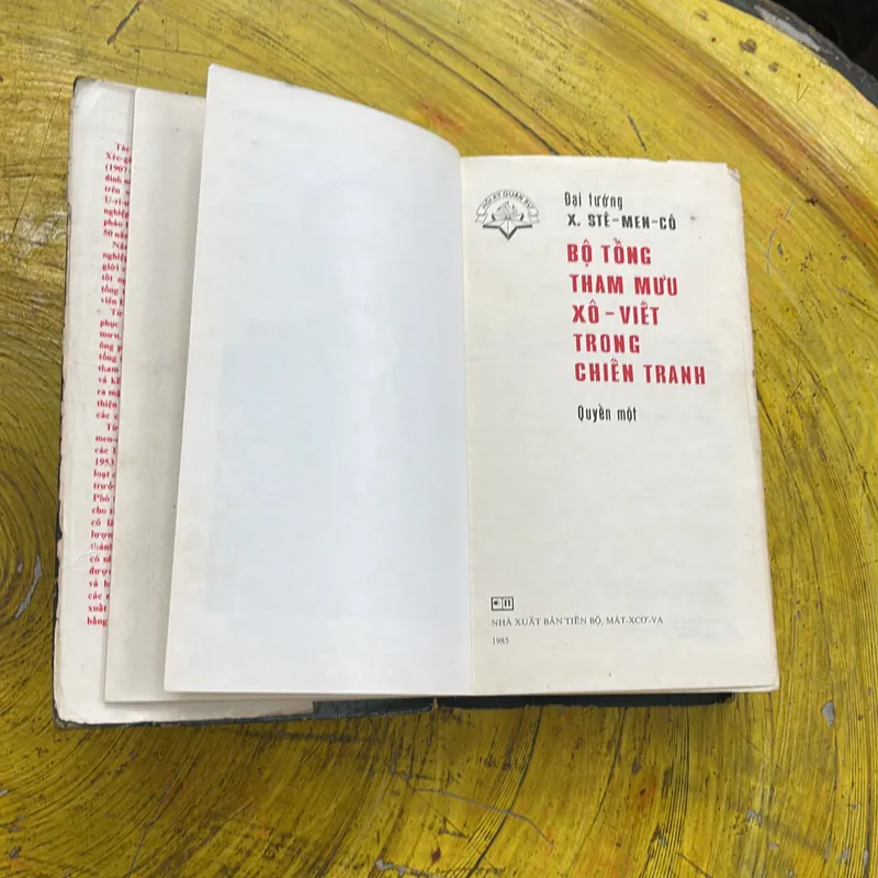 BỘ TỔNG THAM MƯU XÔ- VIẾT TRONG CHIẾN TRANH ( full hai tập)- X. STÊ- MEN -CÔ 689629