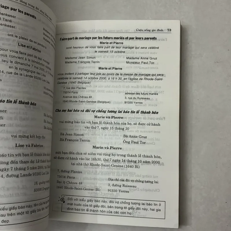 500 mẫu thư tín Pháp - Việt dùng trong đời sống hằng ngày 719315