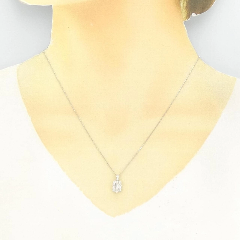 Dây chuyền kim cương PT900/PT850 0.50CT - Hàng hiệu Chính hãng 860311