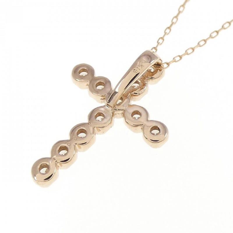 K18PG Dây chuyền kim cương hình thánh giá 0.20CT - Hàng hiệu Chính hãng 863221