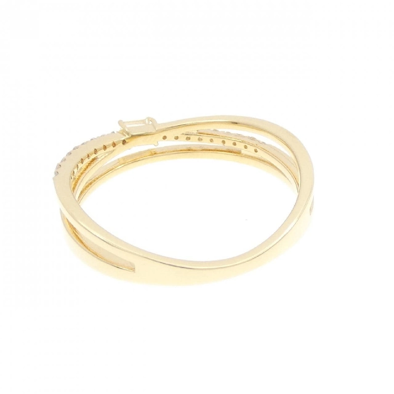 【Sản phẩm mới】Nhẫn kim cương K18YG 0.15CT 669596