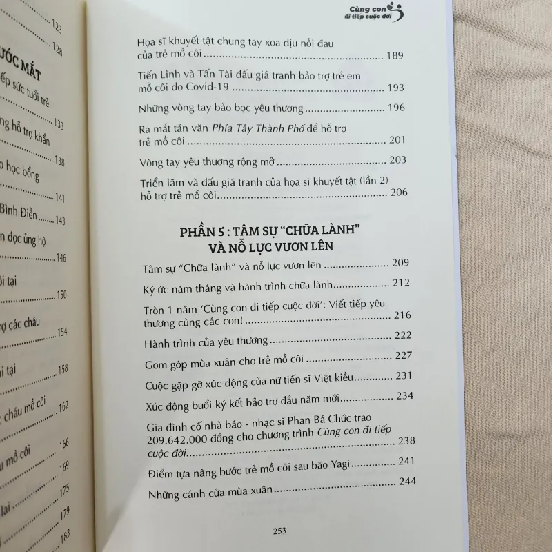 Cùng con đi tiếp cuộc đời | nhiều tác giả  1000137