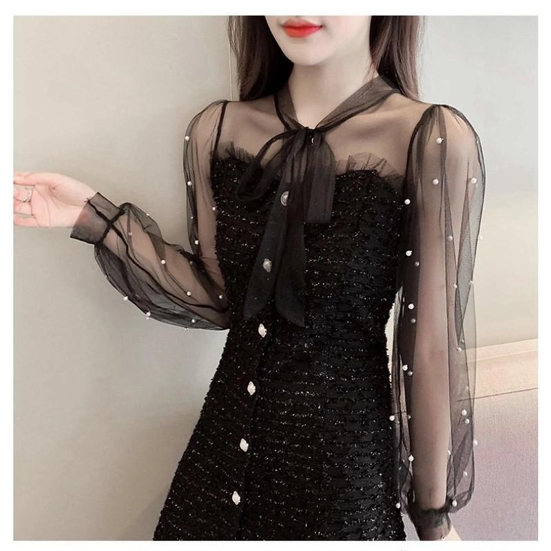 Đầm xuông đen 509643