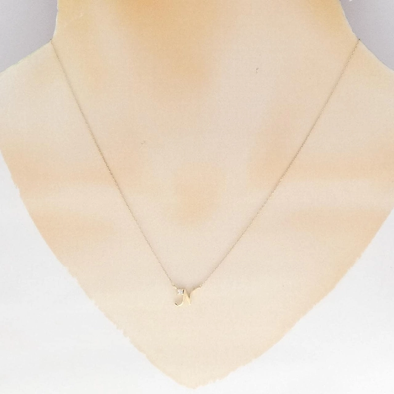 4゜C Chữ cái N Dây chuyền Kim cương - Hàng hiệu Chính hãng 846511