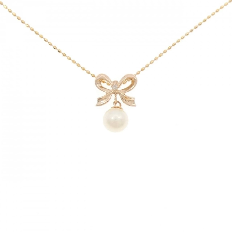 K14PG Ruy băng Ngọc trai nước ngọt Dây chuyền 5.4mm - Hàng hiệu Chính hãng 856704