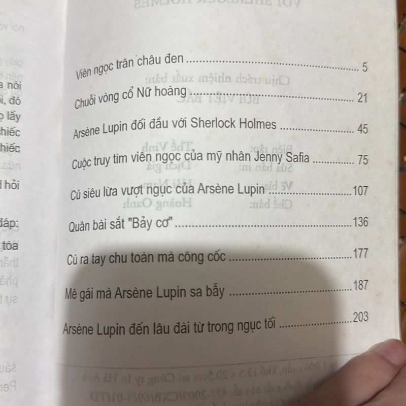 Arsene Lupin đối đầu với Sherlock Holmes 507851