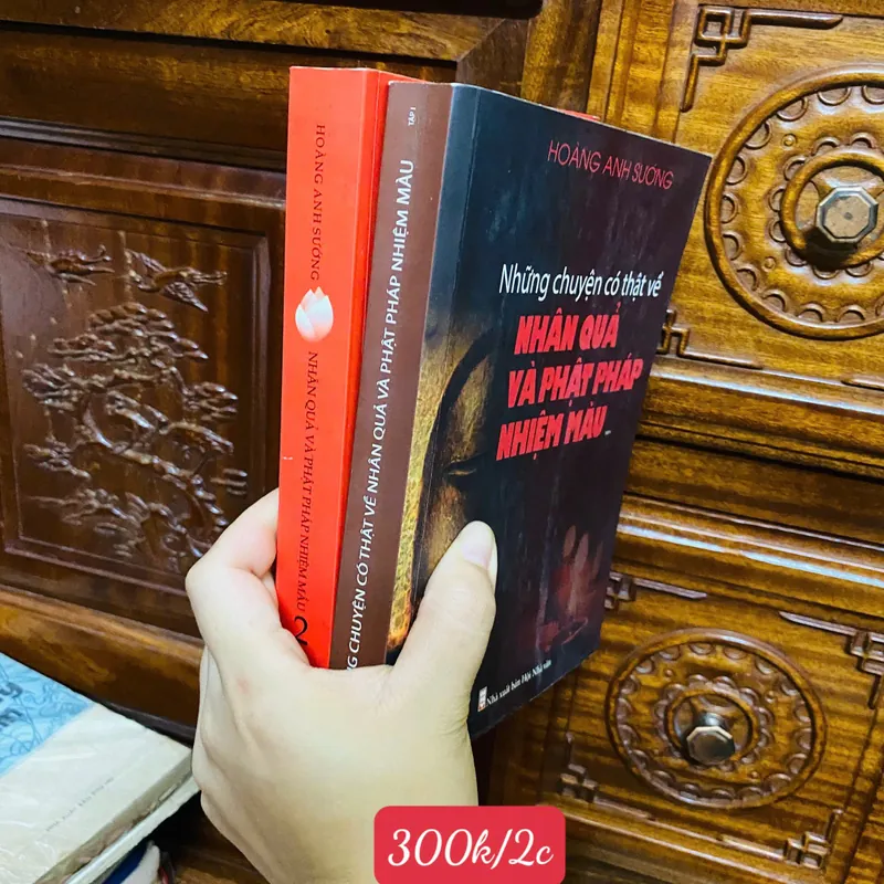 Bộ 2 quyển-Những chuyện có thật về Nhân quả và Phật pháp nhiệm màu - Hoàng Anh Sướng#HATRA 739545