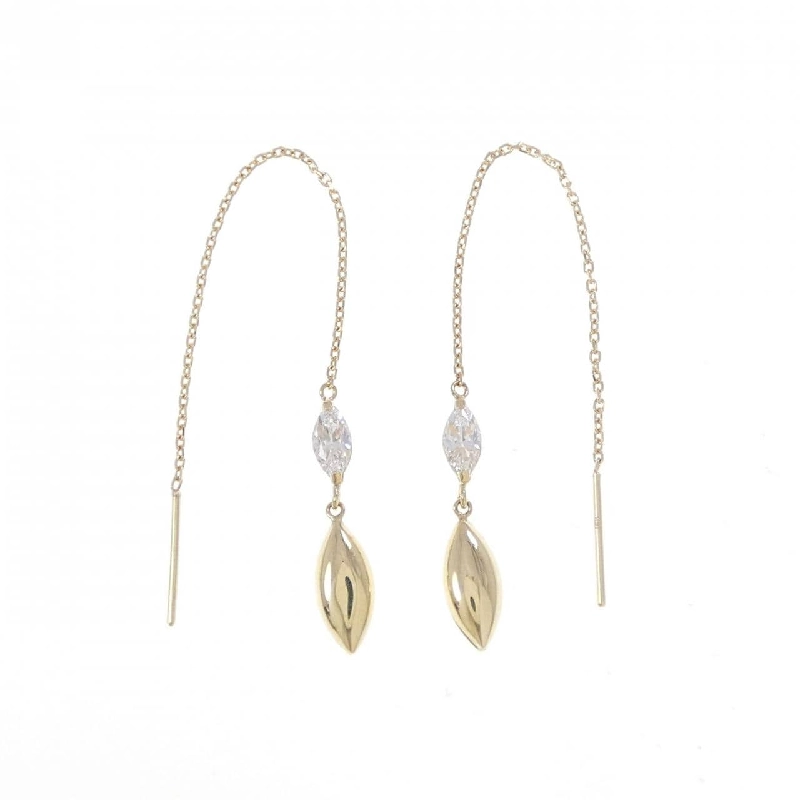 K10YG Bông tai hình khối - Hàng hiệu Chính hãng 870758