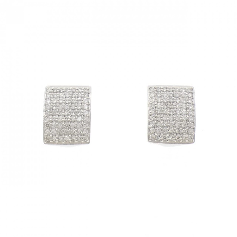 K18WG Bông tai kim cương Pavé 1.00CT - Hàng hiệu Chính hãng 865901