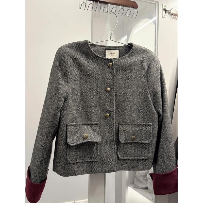 Áo dạ xám  731509