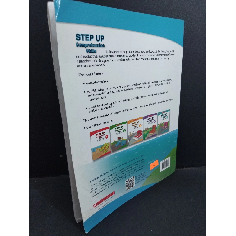 Step up comprehension skills 3 mới 80% bẩn bìa, ố nhẹ, tróc bìa HCM2811 Scholastic HỌC NGOẠI NGỮ 356629