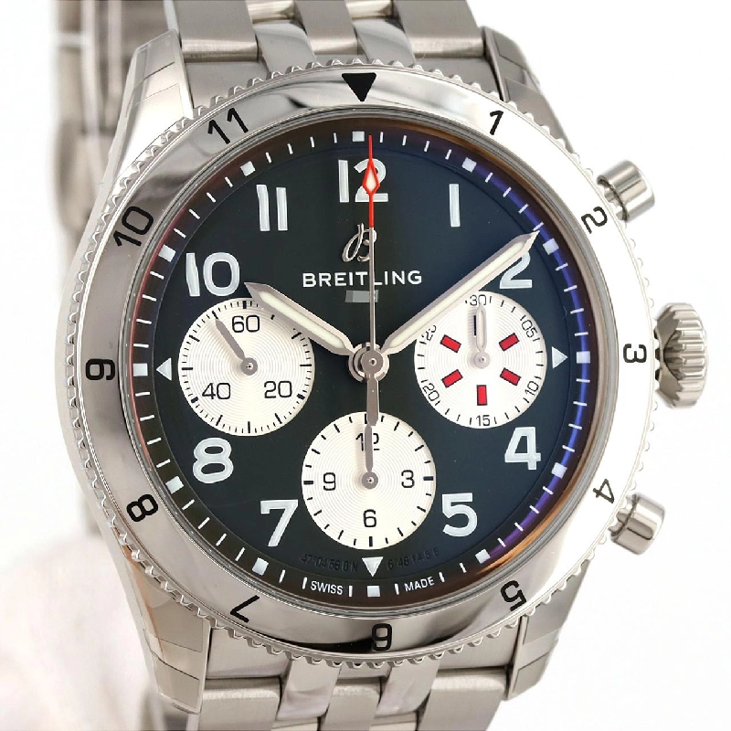 Đồng hồ Breitling Classic Avi Chronograph 42 Curtis Warhawk A23380/A233802A1L1A1 SS tự động - Hàng hiệu Chính hãng 883252