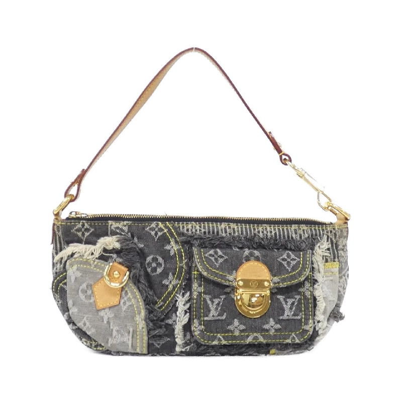 Túi xách vai Louis Vuitton Monogram Denim Patchwork Pouch M95383 - Hàng hiệu Chính hãng 768470