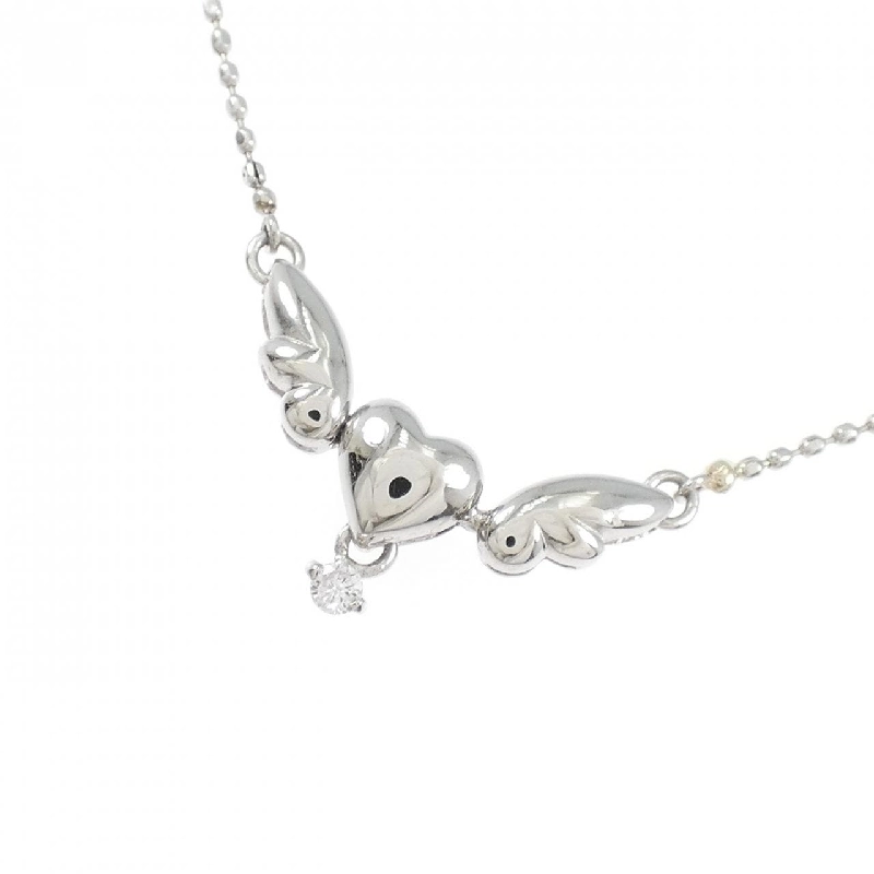 Dây chuyền kim cương hình trái tim PT900/PT850 0.02CT - Hàng hiệu Chính hãng 857275